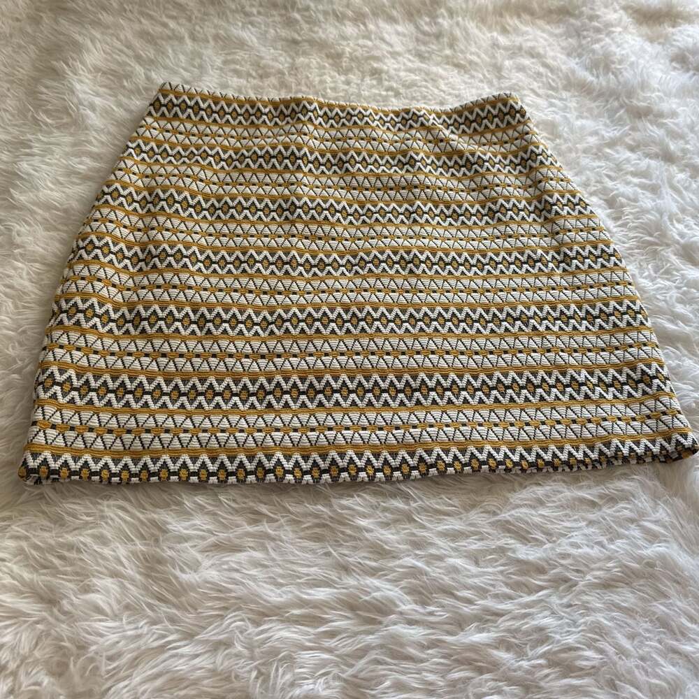 Express Boho Geometric Skirt Small NEW